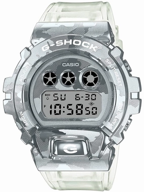 Casio G-Shock SKELETON CAMO Silver Digital Mens Watch GM6900SCM-1 Sports Watch for Men/Women Budget Sports Watch Luxury Sports Watch