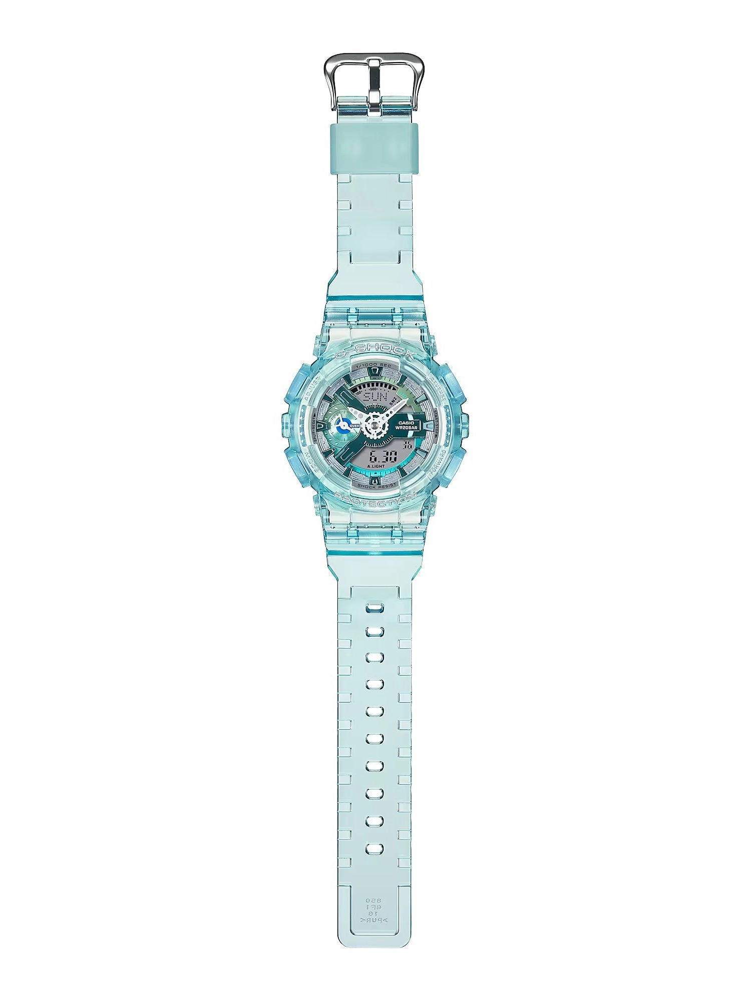 Casio G-Shock VIRTUAL WORLD Womens Blue Ana-Digi Watch GMAS110VW-2A