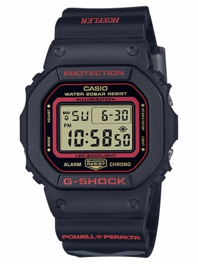 Casio G-SHOCK x Kelvin Hoefler/Powell Peralta Skate Mens Watch DW5600KH-1 Hypoallergenic Silicone Watch Discount Silicone Watches
