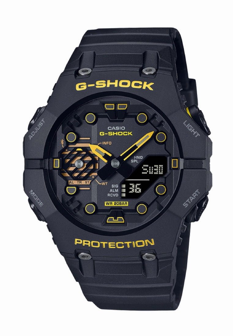 Casio GA-B001CY-1A Digital Analog Rubber Strap Watch for Men,silicone watch,silicone strap watch,silicone watches for men,silicone watches for women,unisex silicone watch,kids silicone watch,sports silicone watch,casual silicone watch,waterproof silicone w