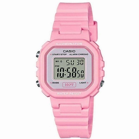 Casio LA-20WH-4A1DF Pink Resin Strap Watch for Women,silicone watch,silicone strap watch,silicone watches for men,silicone watches for women,unisex silicone watch,kids silicone watch,sports silicone watch,casual silicone watch,waterproof silicone watch,sil