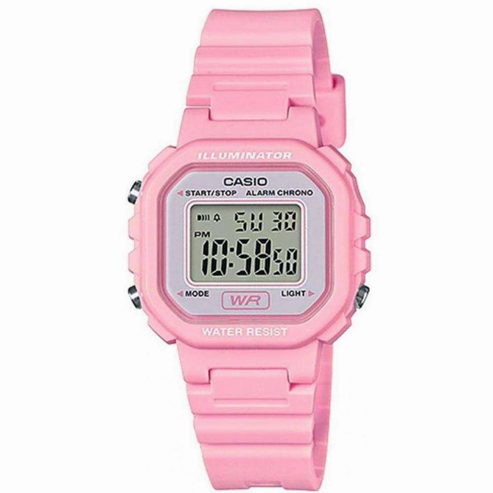 Casio LA-20WH-4A1DF Pink Resin Strap Watch for Women Affordable casual watches Sporty casual watches Affordable luxury casual watches