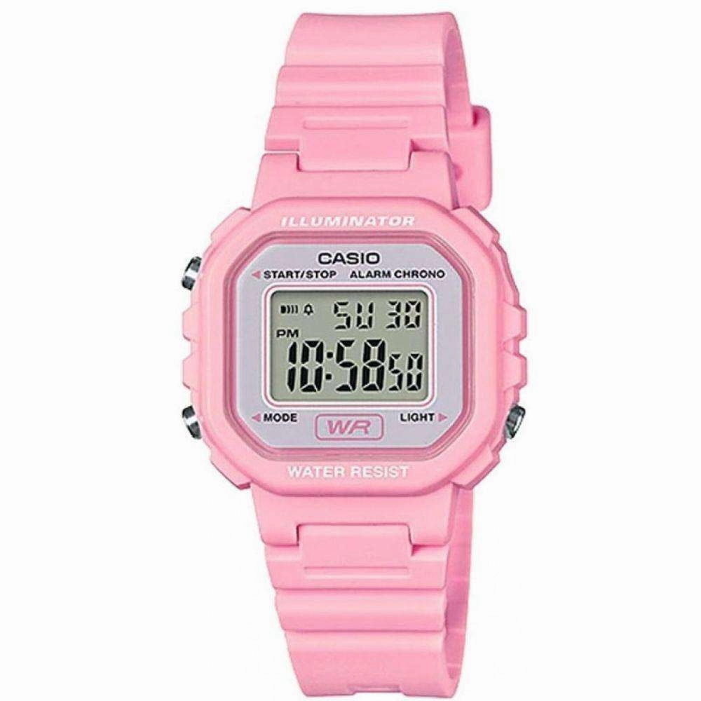 Casio LA-20WH-4A1DF Pink Resin Strap Watch for Women,silicone watch,silicone strap watch,silicone watches for men,silicone watches for women,unisex silicone watch,kids silicone watch,sports silicone watch,casual silicone watch,waterproof silicone watch,sil