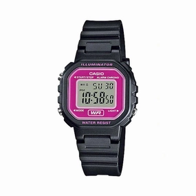 Casio LA-20WH-4ADF Black Resin Strap Watch for Women,silicone watch,silicone strap watch,silicone watches for men,silicone watches for women,unisex silicone watch,kids silicone watch,sports silicone watch,casual silicone watch,waterproof silicone watch,sil