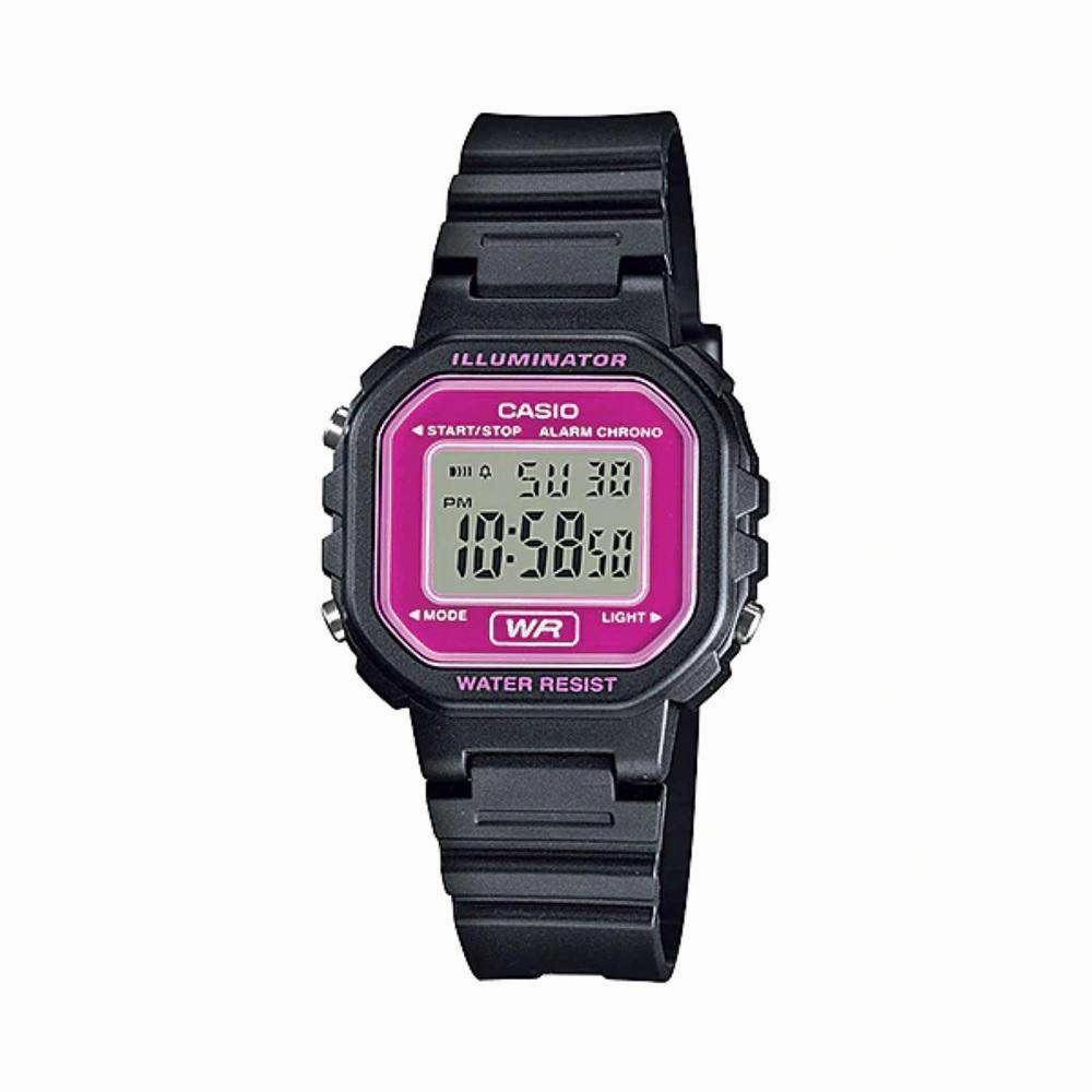 Casio LA-20WH-4ADF Black Resin Strap Watch for Women,silicone watch,silicone strap watch,silicone watches for men,silicone watches for women,unisex silicone watch,kids silicone watch,sports silicone watch,casual silicone watch,waterproof silicone watch,sil