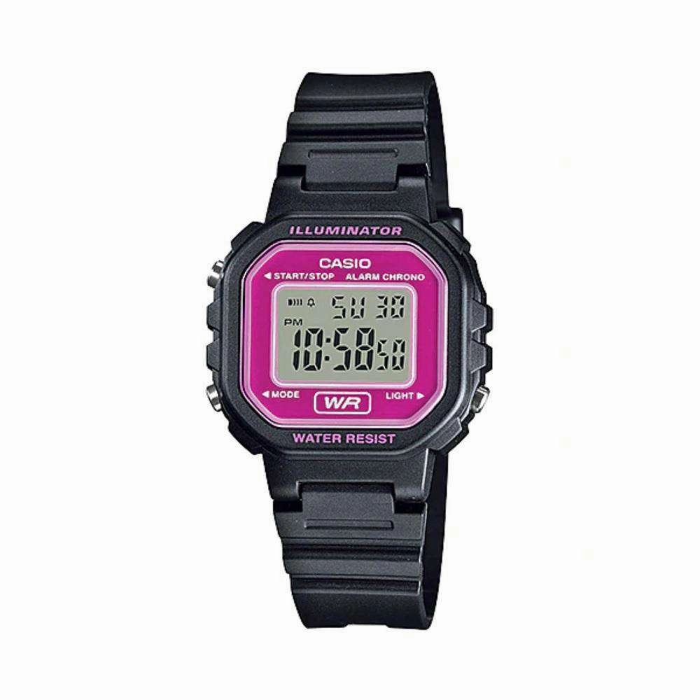 Casio LA-20WH-4ADF Black Resin Strap Watch for Women Affordable casual watches Sporty casual watches Affordable luxury casual watches