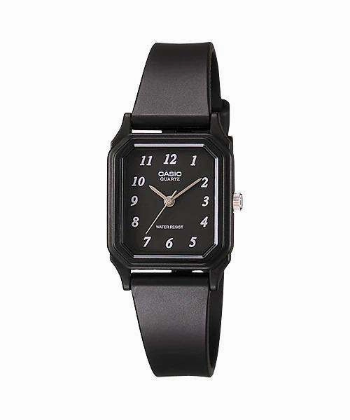 Casio LQ-142-1BDF Black Rubber Strap Watch for Women,silicone watch,silicone strap watch,silicone watches for men,silicone watches for women,unisex silicone watch,kids silicone watch,sports silicone watch,casual silicone watch,waterproof silicone watch,sil