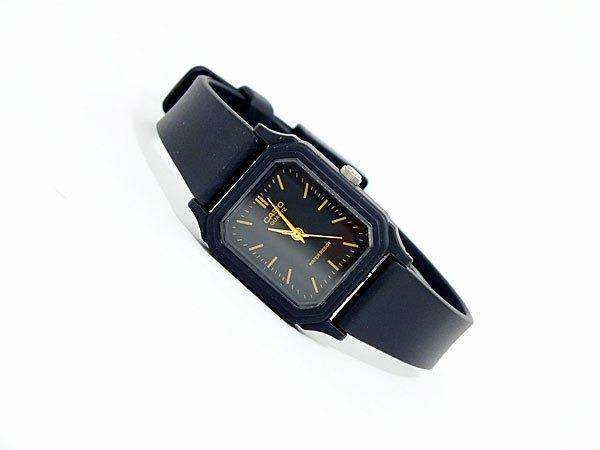 Casio LQ-142-1EDF Black Rubber Strap Watch for Women