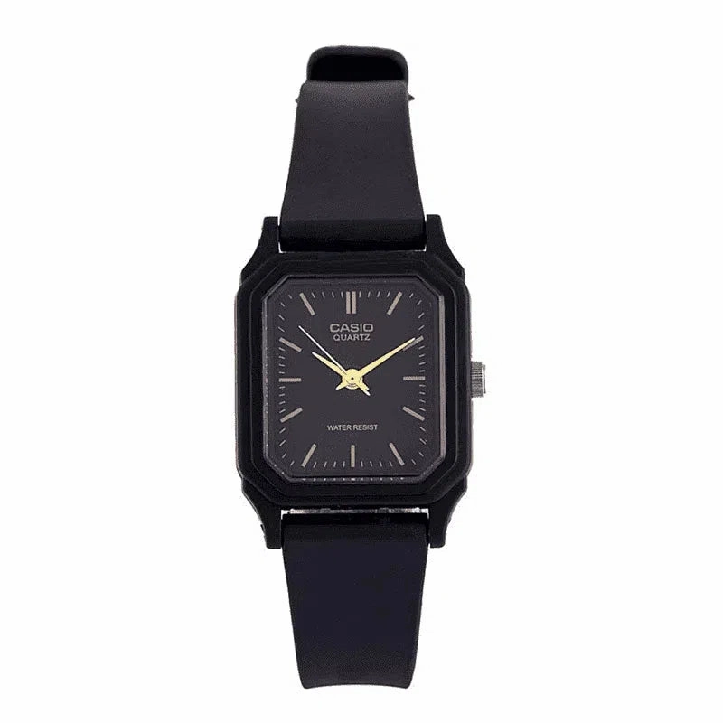 Casio LQ-142-1EDF Black Rubber Strap Watch for Women,silicone watch,silicone strap watch,silicone watches for men,silicone watches for women,unisex silicone watch,kids silicone watch,sports silicone watch,casual silicone watch,waterproof silicone watch,sil