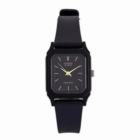 Casio LQ-142-1EDF Black Rubber Strap Watch for Women Affordable casual watches Sporty casual watches Affordable luxury casual watches