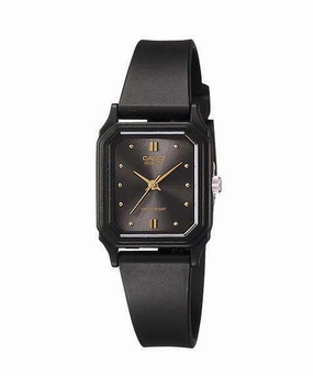 Casio LQ-142E-1ADF Black Rubber Strap Watch for Women Affordable casual watches Sporty casual watches Affordable luxury casual watches