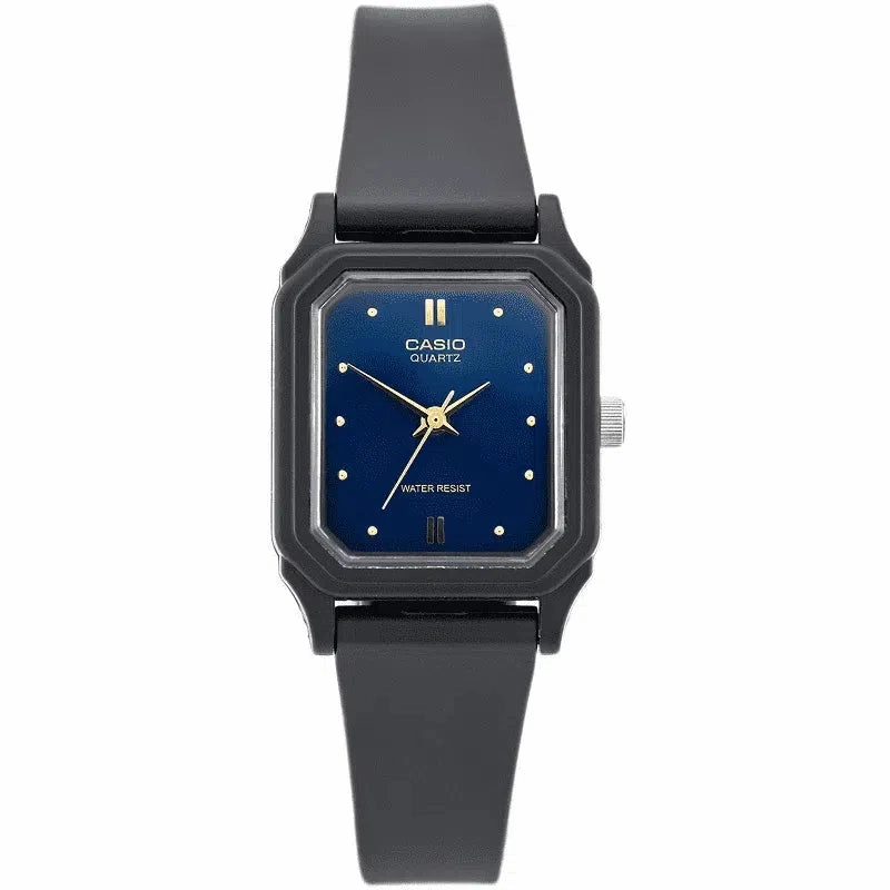 Casio LQ-142E-2ADF Black Rubber Strap Watch for Women,silicone watch,silicone strap watch,silicone watches for men,silicone watches for women,unisex silicone watch,kids silicone watch,sports silicone watch,casual silicone watch,waterproof silicone watch,si