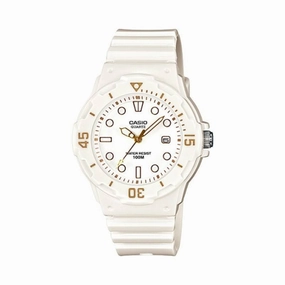 Casio LRW-200H-7E2 White Resin Strap Watch for Women Affordable casual watches Sporty casual watches Affordable luxury casual watches