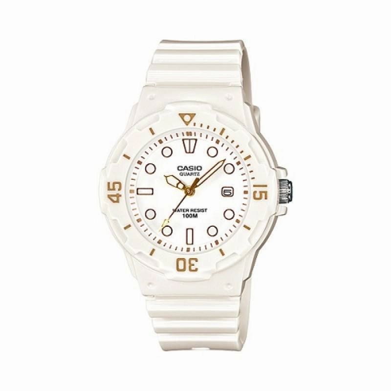 Casio LRW-200H-7E2 White Resin Strap Watch for Women Affordable casual watches Sporty casual watches Affordable luxury casual watches