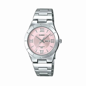 Casio LTP-1410D-4A Silver Stainless Watch for Women Affordable casual watches Sporty casual watches Affordable luxury casual watches