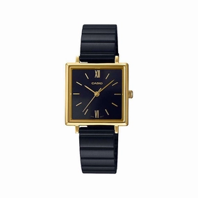 Casio LTP-E155GB-1A Gold and Black Stainless Watch for Women Affordable casual watches Sporty casual watches Affordable luxury casual watches