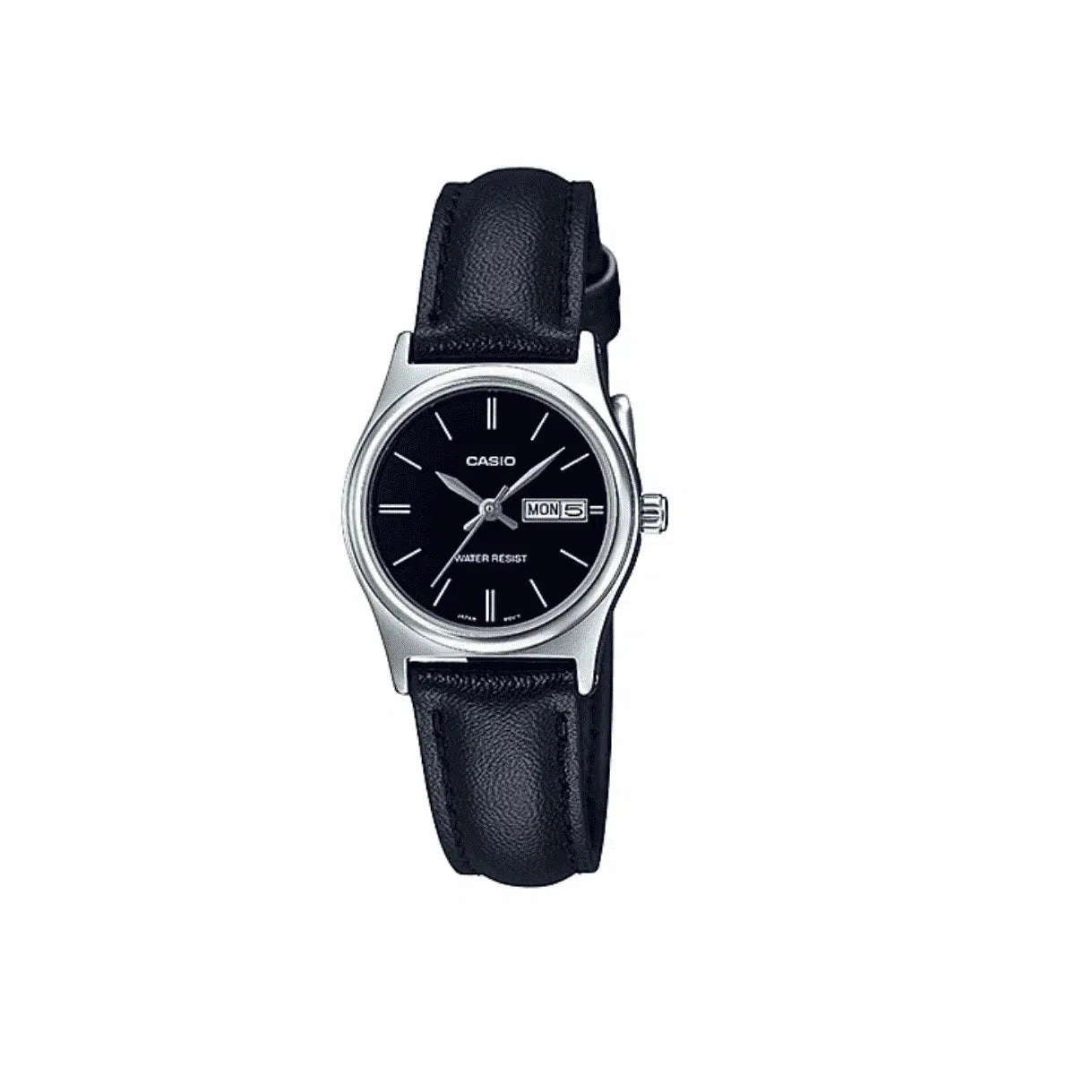Casio LTP-V006L-1B2 Leather Strap Watch for Women Affordable casual watches Sporty casual watches Affordable luxury casual watches