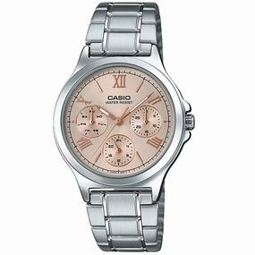 Casio LTP-V300D-9A2 Siver Stainless Watch for Women Affordable casual watches Sporty casual watches Affordable luxury casual watches