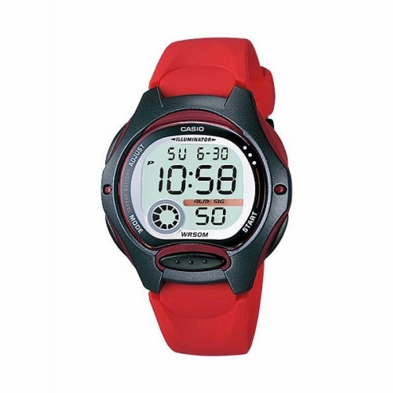 Casio LW-200-4A Red/Black Resin Strap Watch for Women,silicone watch,silicone strap watch,silicone watches for men,silicone watches for women,unisex silicone watch,kids silicone watch,sports silicone watch,casual silicone watch,waterproof silicone watch,si