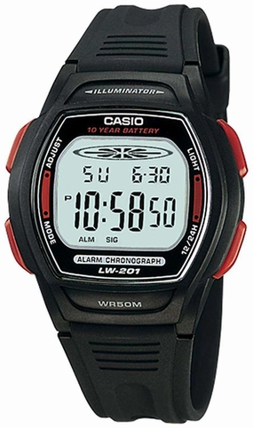 Casio LW-201-4AVDF Digital Black Silicone Strap Watch for Women,silicone watch,silicone strap watch,silicone watches for men,silicone watches for women,unisex silicone watch,kids silicone watch,sports silicone watch,casual silicone watch,waterproof silicon