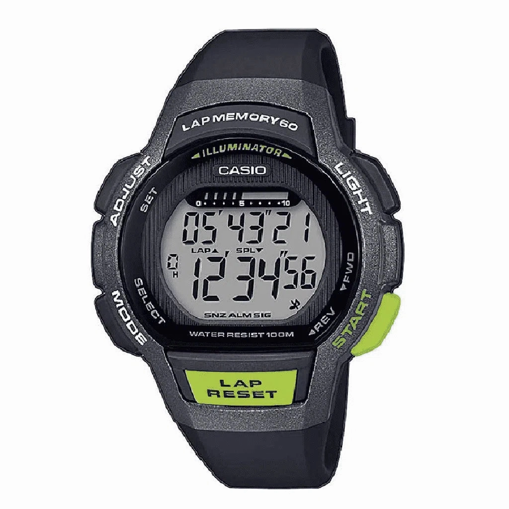 Casio LWS-1000H-1A Black Resin Unisex Watch,silicone watch,silicone strap watch,silicone watches for men,silicone watches for women,unisex silicone watch,kids silicone watch,sports silicone watch,casual silicone watch,waterproof silicone watch,silicone wat
