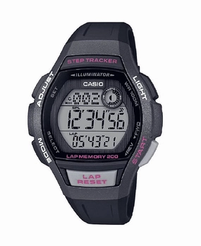 Casio LWS-2000H-1A Black Resin Unisex Watch Affordable casual watches Sporty casual watches Affordable luxury casual watches