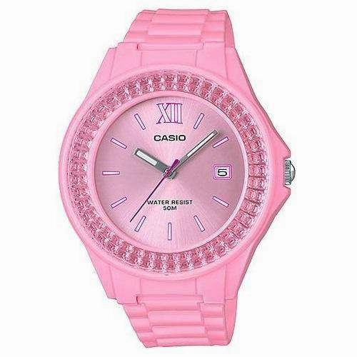 Casio LX-500H-4E2VDF Pink Resin Watch for Women Affordable casual watches Sporty casual watches Affordable luxury casual watches