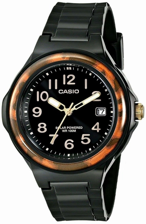 Casio LX-S700H-1B Solar Analog Black Resin Strap Watch for Women Affordable casual watches Sporty casual watches Affordable luxury casual watches