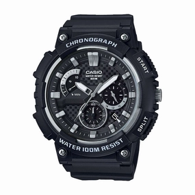 Casio MCW-200H-1AVDF Analog Chronograph Black Resin Strap Watch for Men,silicone watch,silicone strap watch,silicone watches for men,silicone watches for women,unisex silicone watch,kids silicone watch,sports silicone watch,casual silicone watch,waterproof