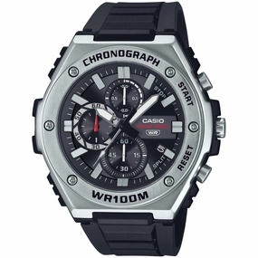 Casio Men's Watch - Chronograph Quartz Black Dial Resin Strap | MWA300H-1A Luxury Quartz Watch Quartz Watch Sale