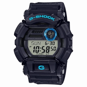 Casio Men's Watch - G-Shock Black and blue Digital Black Resin Strap Alarm| GD400-1B2 men's watches best men's watches under $500 affordable men's watches men watches classic