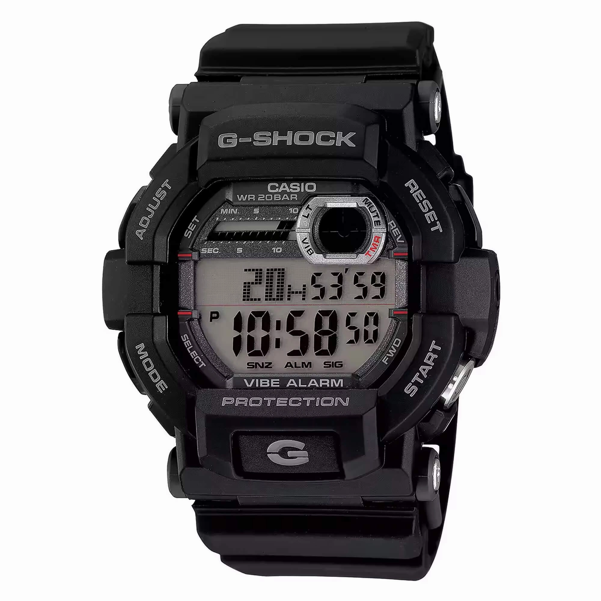 Casio Men's Watch - G-Shock Black and Grey Digital Dial Black Resin Strap | GD350-1 Luxury Quartz Watch Quartz Watch Sale