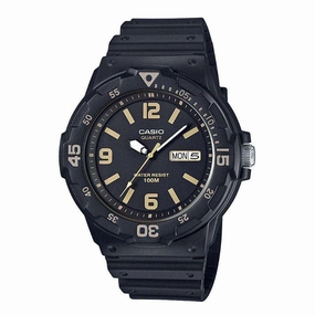 Casio MRW-200H-1B3VDF Analog Black Resin Strap Watch for Men Affordable casual watches Sporty casual watches Affordable luxury casual watches