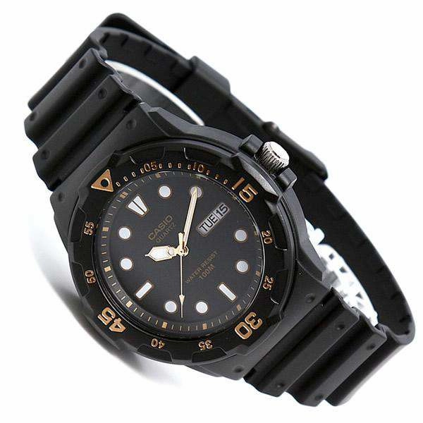 Casio MRW-200H-1E Black Resin Strap Watch For Men