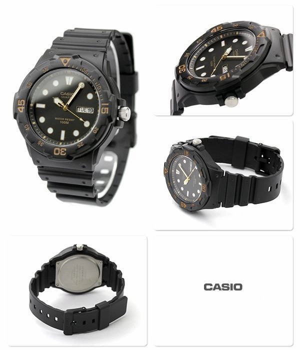 Casio MRW-200H-1E Black Resin Strap Watch For Men