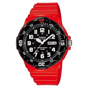 Casio MRW-200HC-4B Red Resin Strap Watch for Men,silicone watch,silicone strap watch,silicone watches for men,silicone watches for women,unisex silicone watch,kids silicone watch,sports silicone watch,casual silicone watch,waterproof silicone watch,silicon