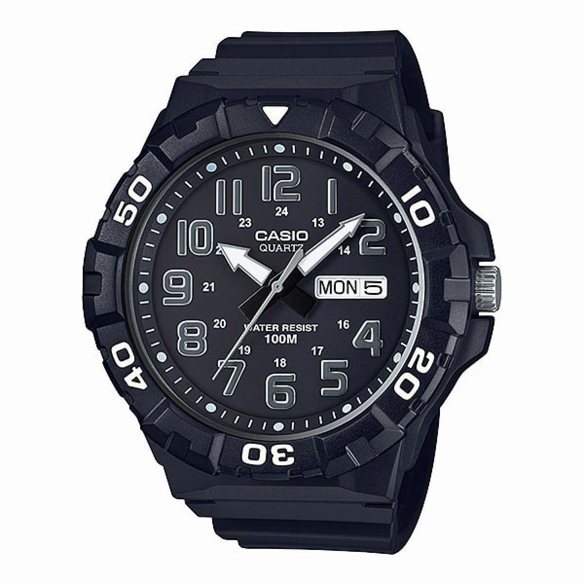 Casio MRW-210H-1AVDF Analog Black Resin Strap Watch for Men,men's watches,watch for men, best men's watches,luxury men's watch,minimalist men's watch,casual men's watch,dress watch for men,automatic men's watch,quartz men's watch,cheap men's watch.