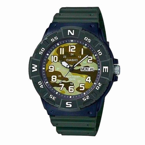 Casio MRW-220HCM-3BVDF Green Resin Strap Watch for Men,silicone watch,silicone strap watch,silicone watches for men,silicone watches for women,unisex silicone watch,kids silicone watch,sports silicone watch,casual silicone watch,waterproof silicone watch,s