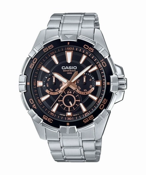 Casio MTD-1069D-1A3VDF Stainless Steel Strap Watch for Men Affordable casual watches Sporty casual watches Affordable luxury casual watches