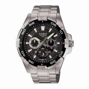 Casio MTD-1069D-1AVDF Stainless Steel Strap Watch for Men Affordable casual watches Sporty casual watches Affordable luxury casual watches