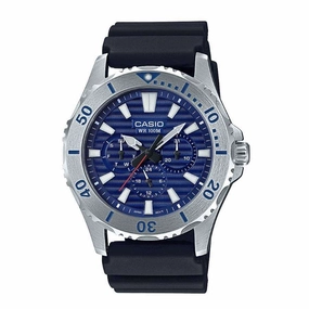 Casio MTD-1086-2A Analog Resin Black Strap Watch for Men Affordable casual watches Sporty casual watches Affordable luxury casual watches