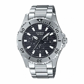 Casio MTD-1086D-1A Stainless Steel Strap Watch for Men Affordable casual watches Sporty casual watches Affordable luxury casual watches