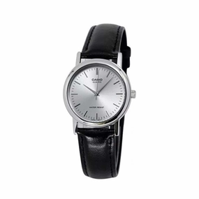 Casio MTP-1095E-7ADF Black Leather Strap Watch for Men Affordable casual watches Sporty casual watches Affordable luxury casual watches