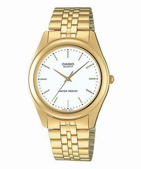 Casio MTP-1129N-7A Gold Stainless Steel Strap Watch for Men and Women Affordable casual watches Sporty casual watches Affordable luxury casual watches