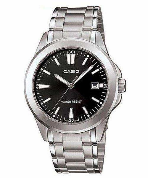 Casio MTP-1215A-1A2DF Silver Stainless Steel Strap Watch for Men Affordable casual watches Sporty casual watches Affordable luxury casual watches