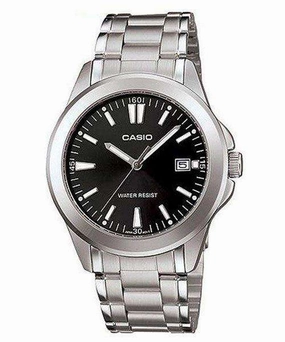 Casio MTP-1215A-1A2DF Silver Stainless Steel Strap Watch for Men Affordable casual watches Sporty casual watches Affordable luxury casual watches