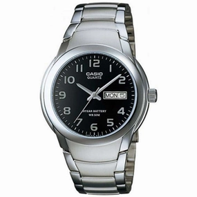 Casio MTP-1229D-1A Silver Stainless Steel Strap Watch for Men Affordable casual watches Sporty casual watches Affordable luxury casual watches