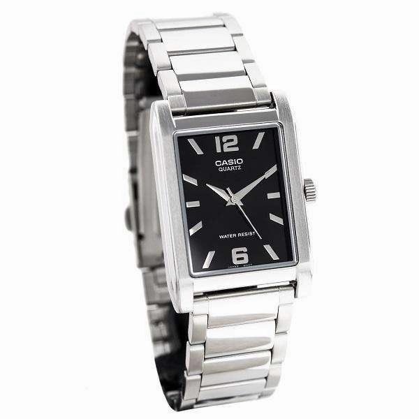 Casio MTP-1235D-1ADF Silver Stainless Steel Strap Watch for Men