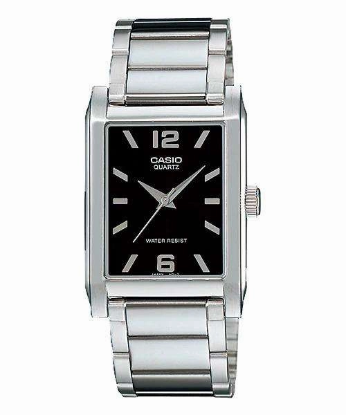 Casio MTP-1235D-1ADF Silver Stainless Steel Strap Watch for Men Affordable casual watches Sporty casual watches Affordable luxury casual watches