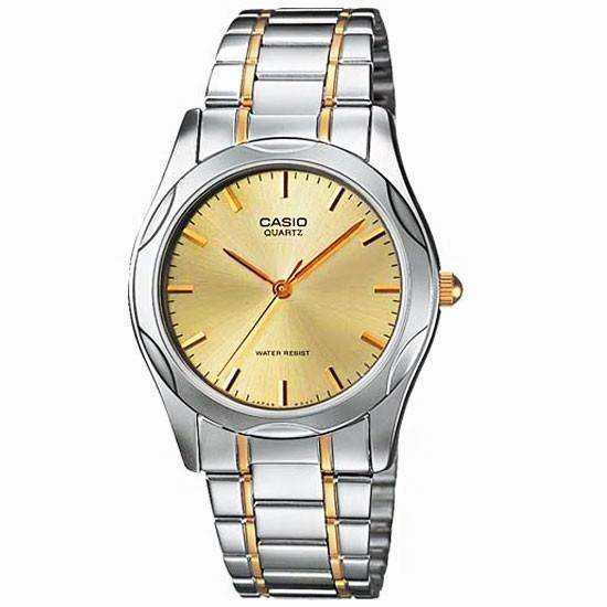 Casio MTP-1275SG-9A Two Tone Stainless Steel Watch for Men Affordable casual watches Sporty casual watches Affordable luxury casual watches